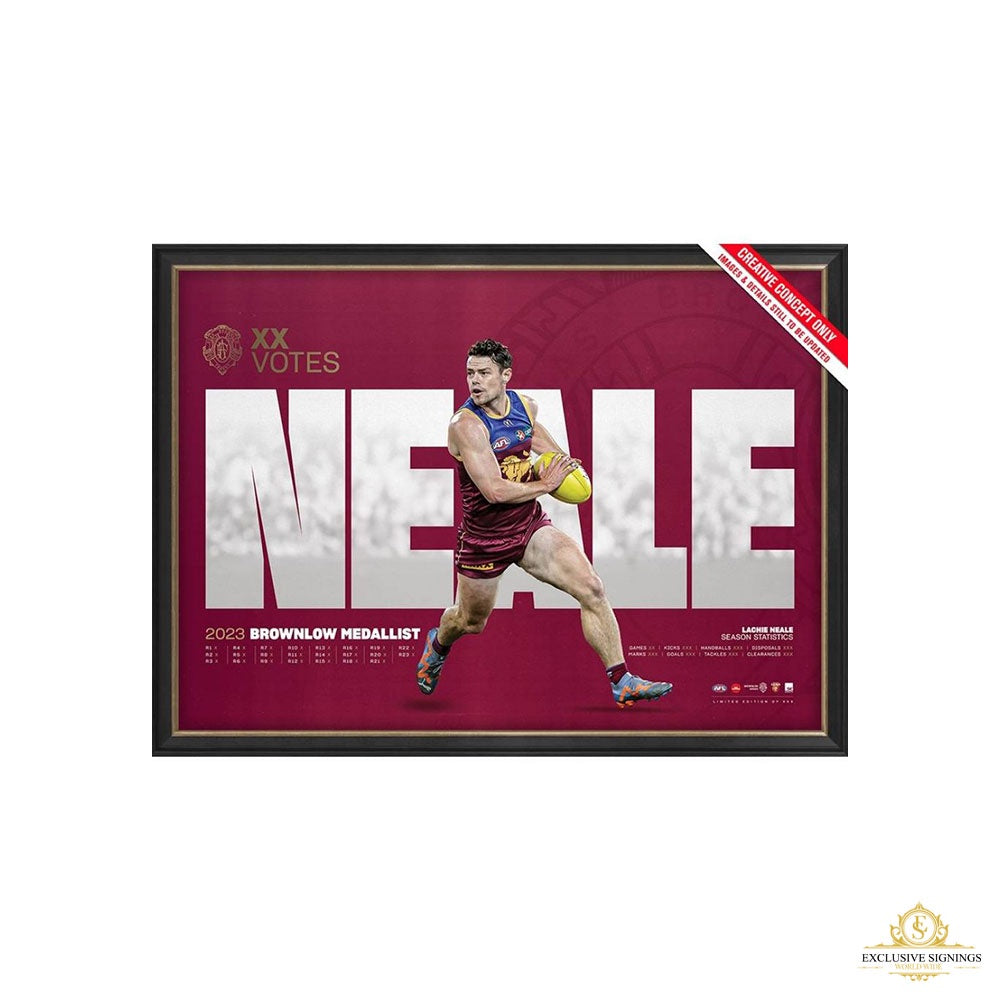 Brisbane Lions – LACHIE NEALE 2023 BROWNLOW MEDAL SPORTSPRINT