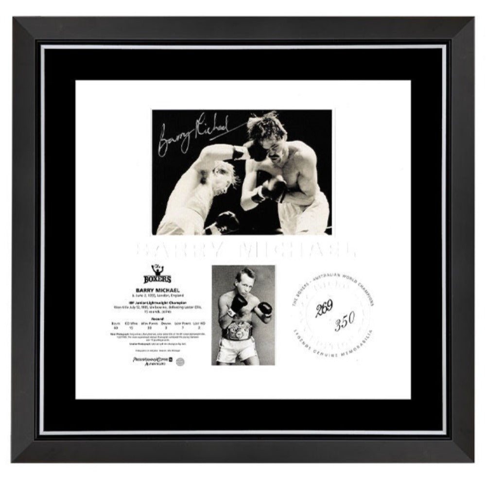 Legends Print Signed Barry Michael Framed