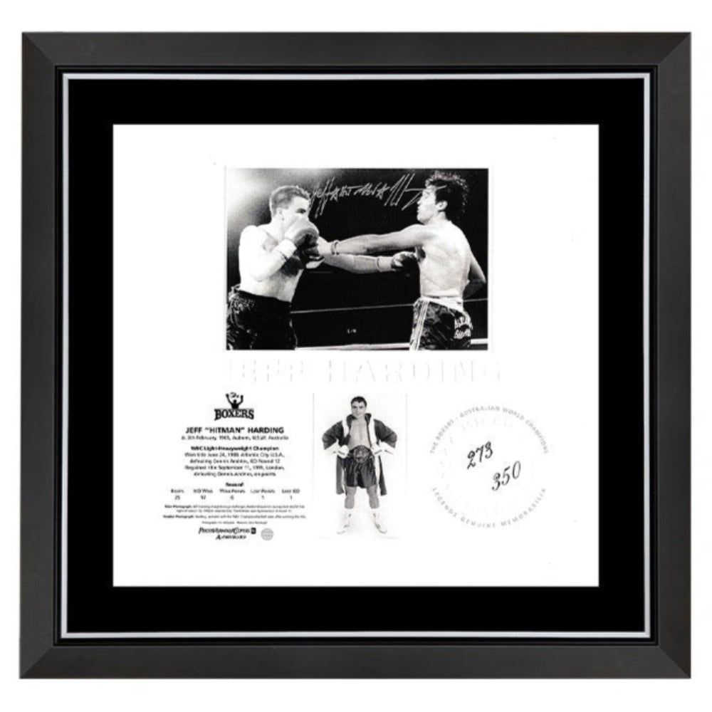 Legends Print Signed Jeff Harding Framed
