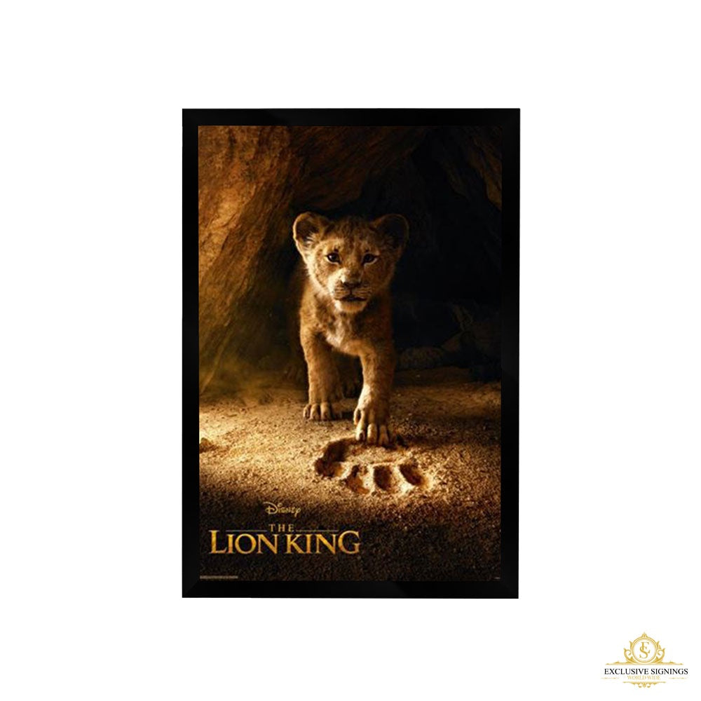 Lion King Simba Poster Framed