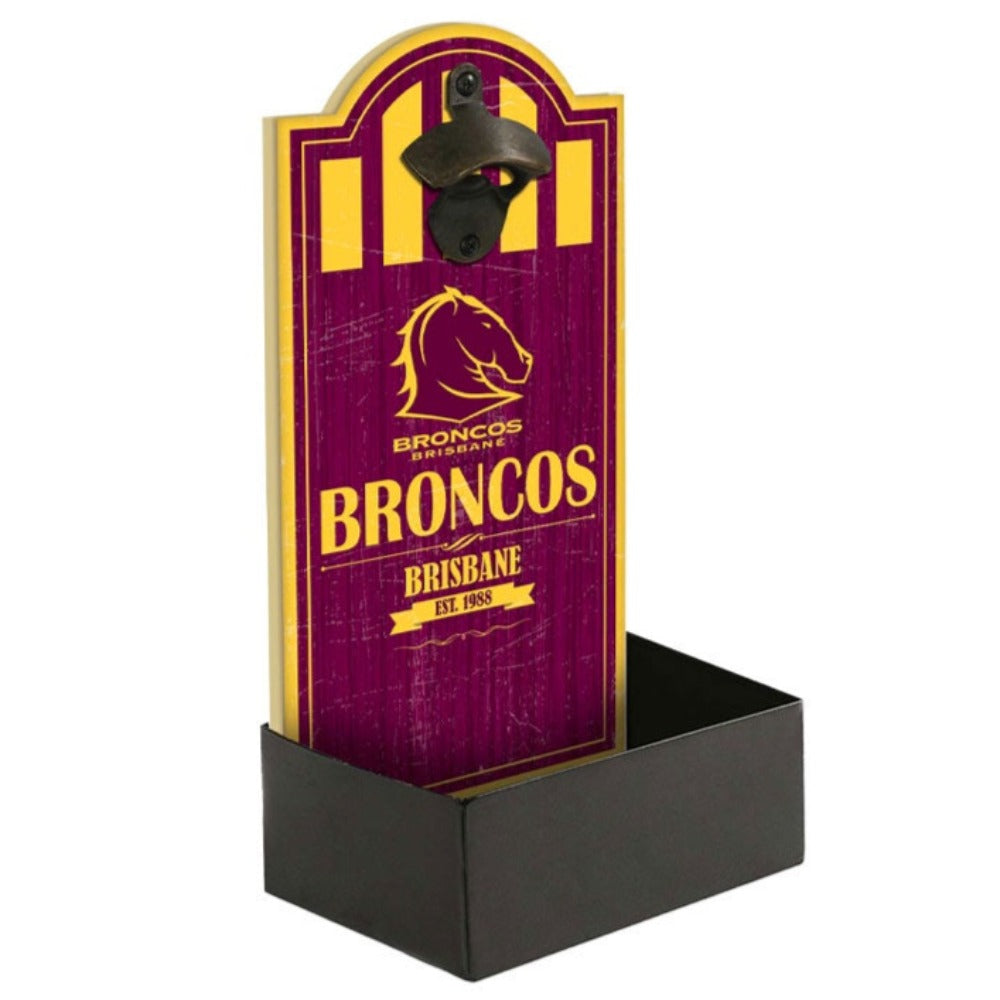 Brisbane Broncos MDF Opener with Catcher