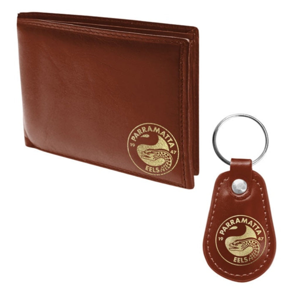 Parramatta Eels PU Leather Wallet & Keyring Set
