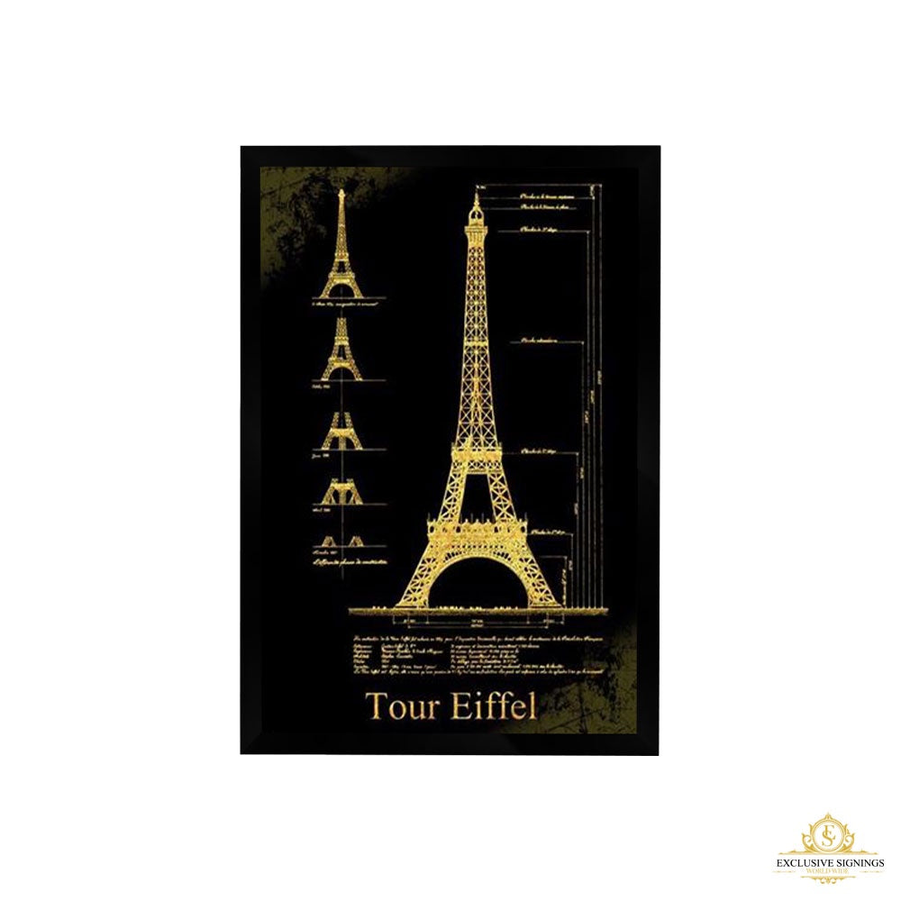 Eiffel Tower Poster Framed