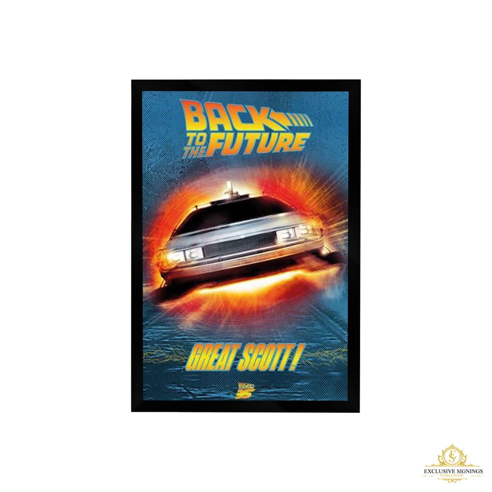 Back To The Future - Great Scott Poster Framed