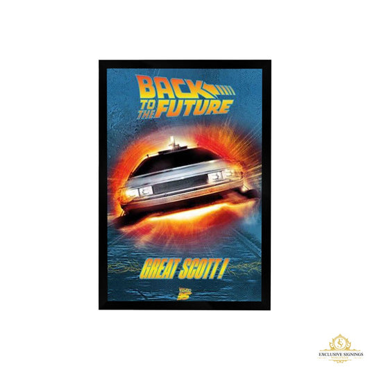 Back To The Future - Great Scott Poster Framed