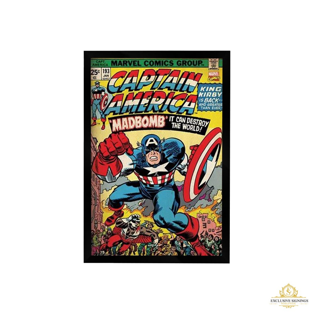 Marvel Comics - Captain America Mad Bomb Poster Frame