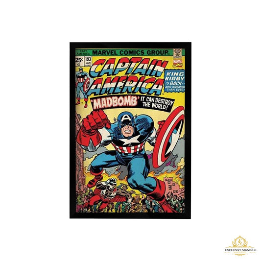 Marvel Comics - Captain America Mad Bomb Poster Frame