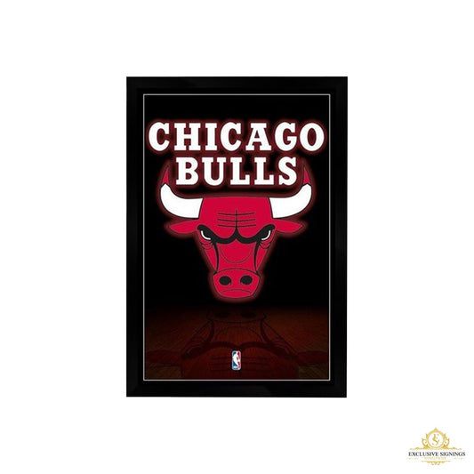 NBA Chicago Bulls Logo Poster Framed