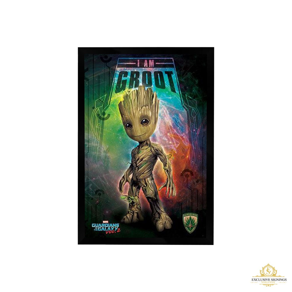 Guardians Of The Galaxy Vol 2 - I Am Groot Poster Framed