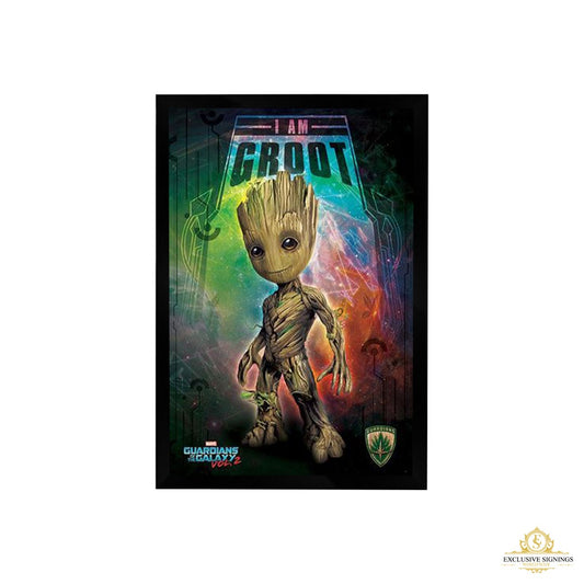 Guardians Of The Galaxy Vol 2 - I Am Groot Poster Framed