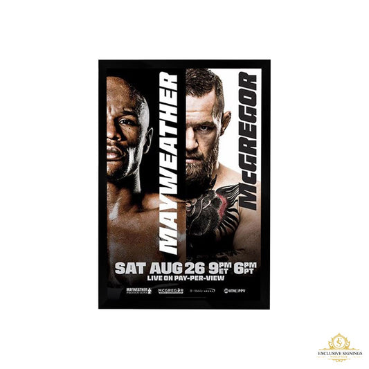 Mayweather Vs McGregor Poster Framed