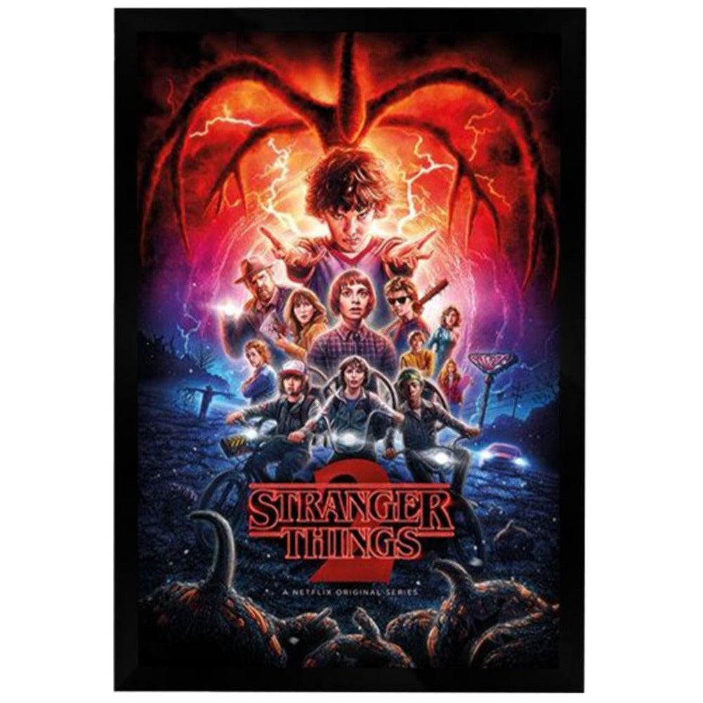 Stranger Things Poster Framed