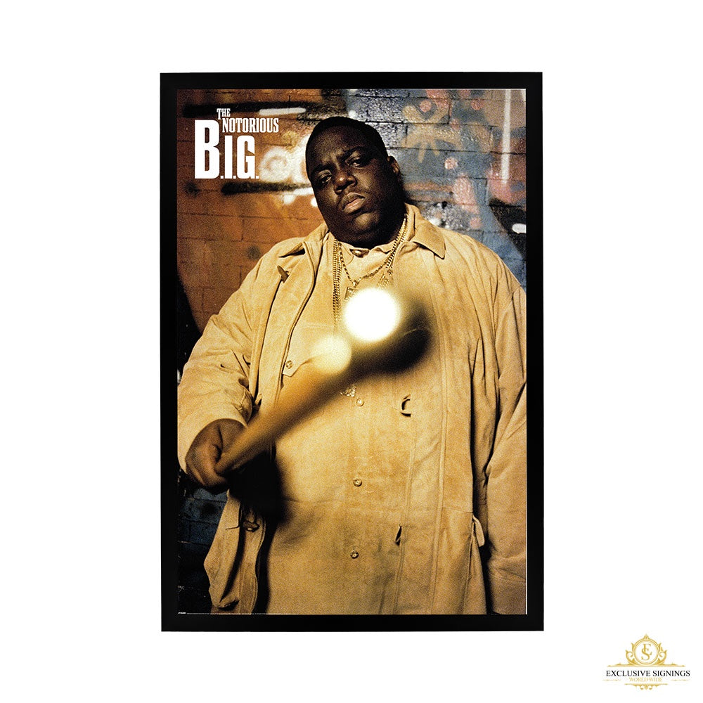 Notorious B.I.G. Biggie Smalls Poster Framed