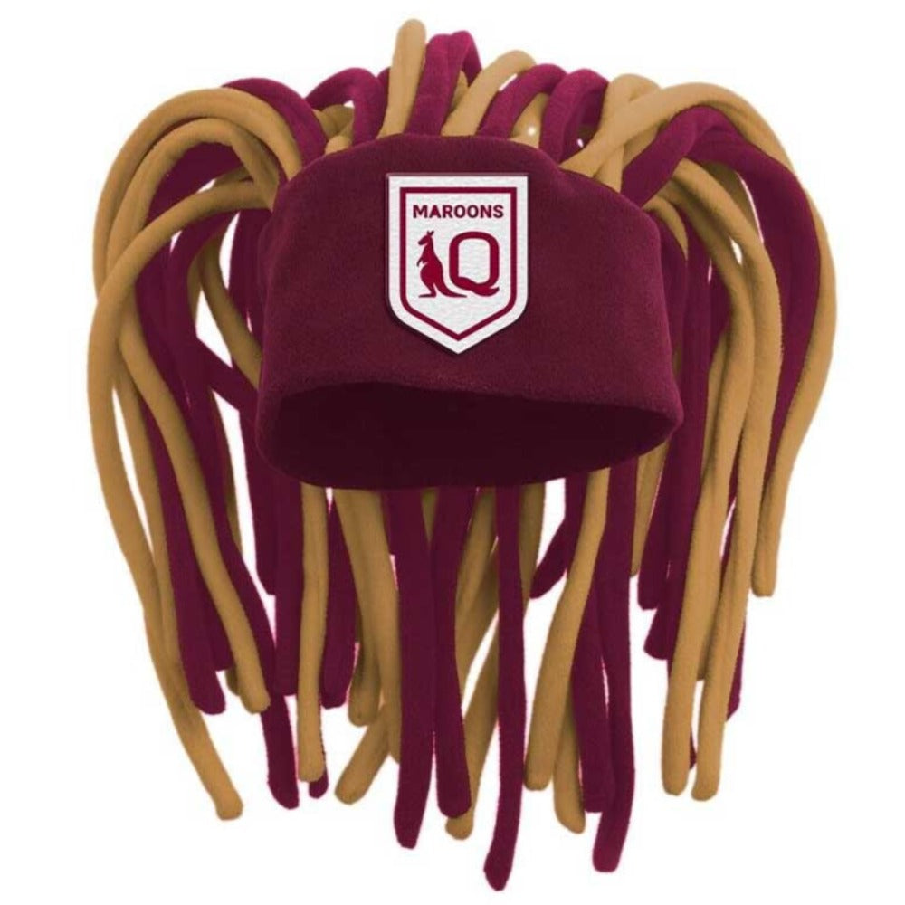 QLD 2023 Maroons Dreadlock Fun Hat