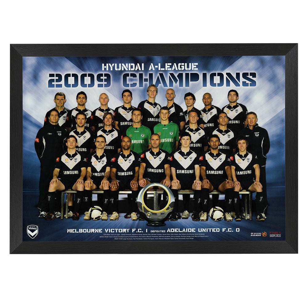 2009 champions Melbourne Victory Framed