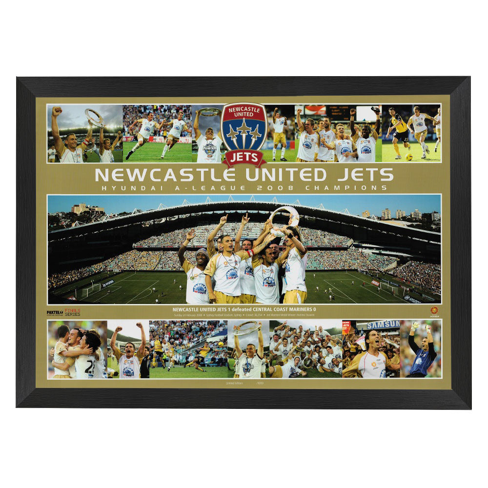 2008 Newcastle Jets Premiers Framed