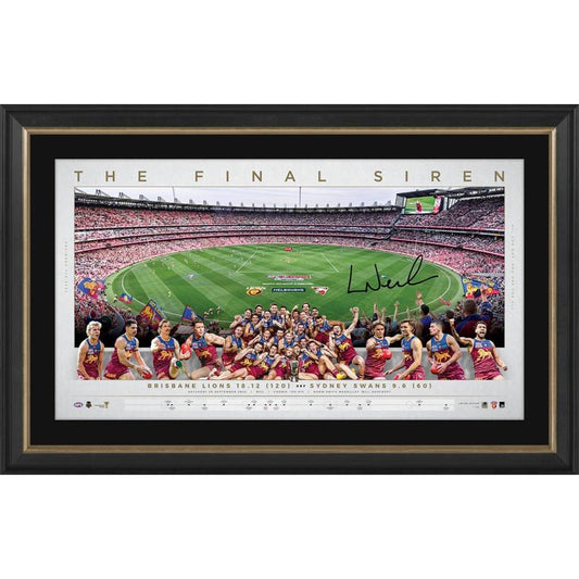 Lachie Neale 2024 Premiers Signed Panoramic