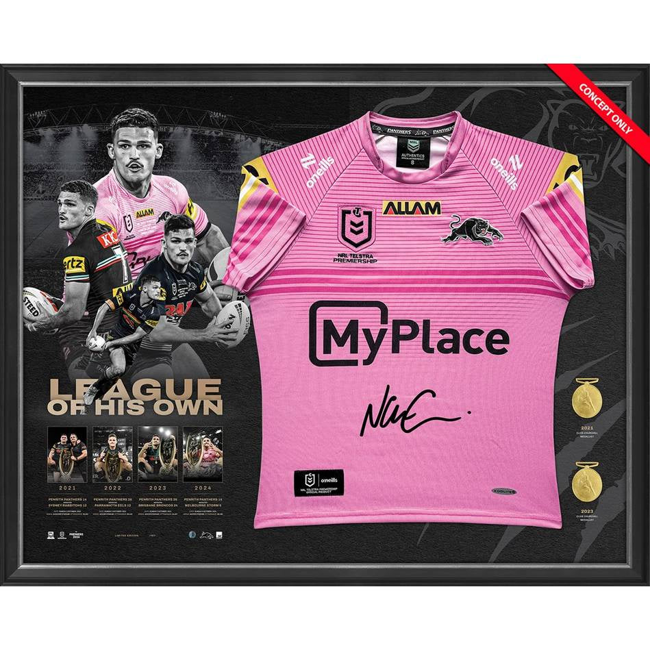 Nathan Cleary Signed Jersey Display