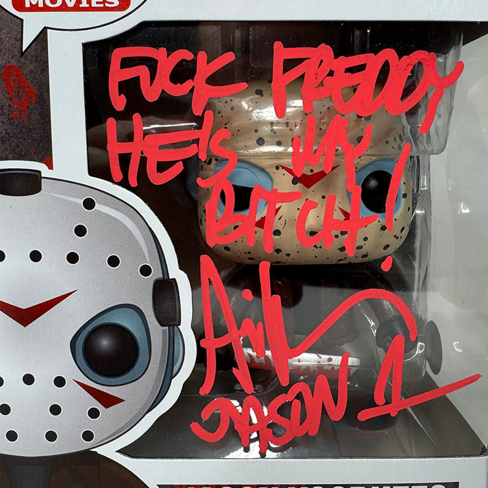 Jason Voorhees Friday The 13th #01 Autographed Pop Vinyl