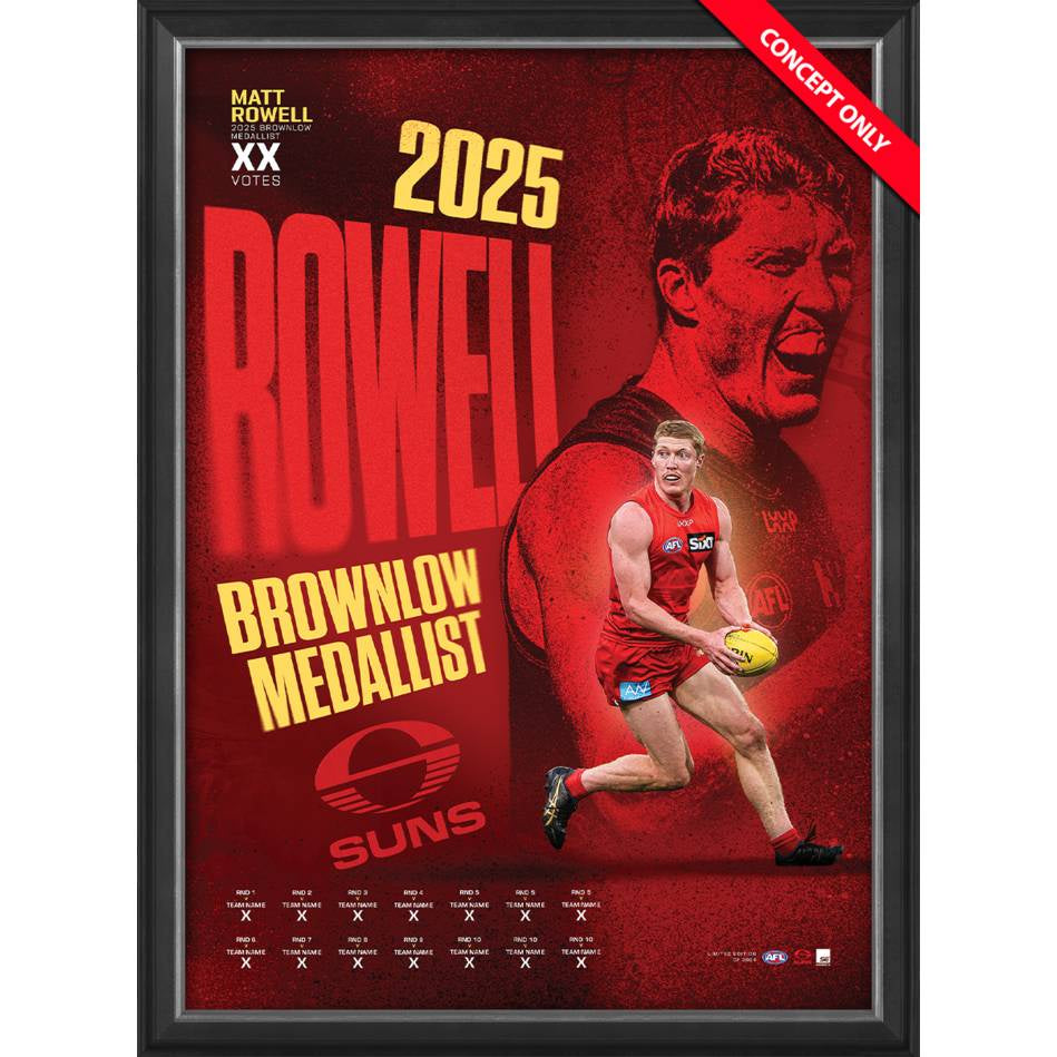 Matt Rowell 2025 Brownlow Sportsprint