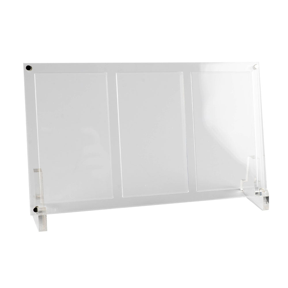 Acrylic Display Case For Trading Card Packs Hold 3 Cards