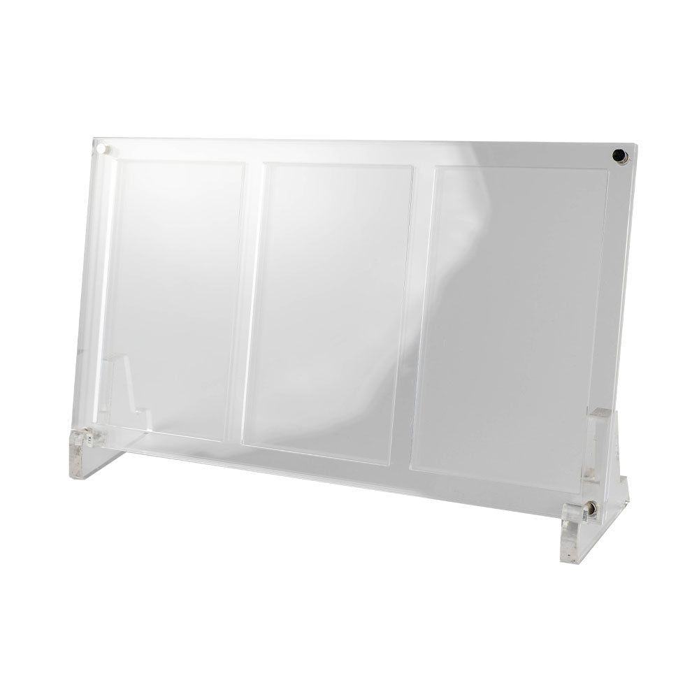 Acrylic Display Case For Trading Card Packs Hold 3 Cards