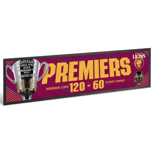 Brisbane Lions 2024 Premiers Bar Runner