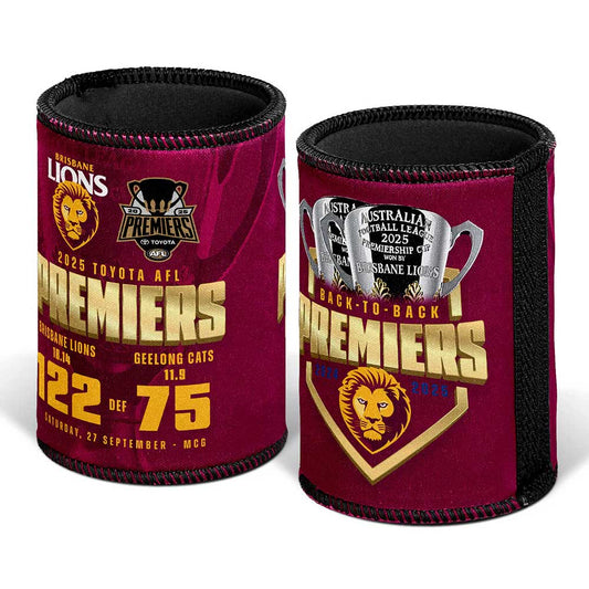 Brisbane Lions Grand Final 2025 Score Can Cooler – PH1
