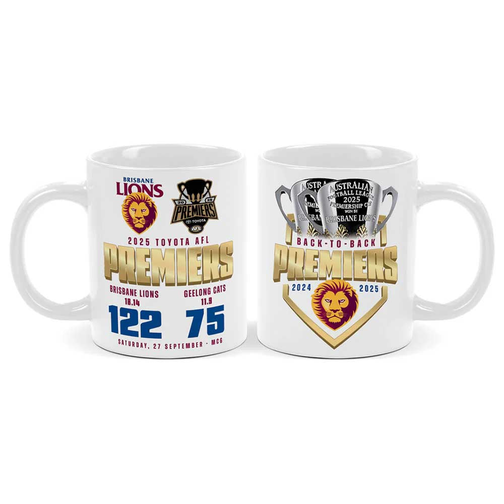 Brisbane Lions 2025 Premiers Mug