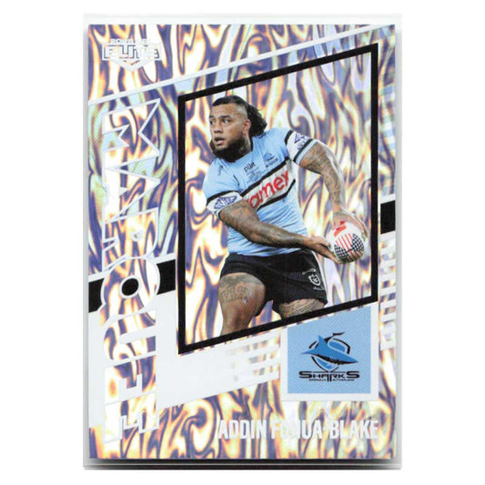 Addin Fonua-Blake Marquee Sharks M09/44 2025 NRL Elite Trading Card