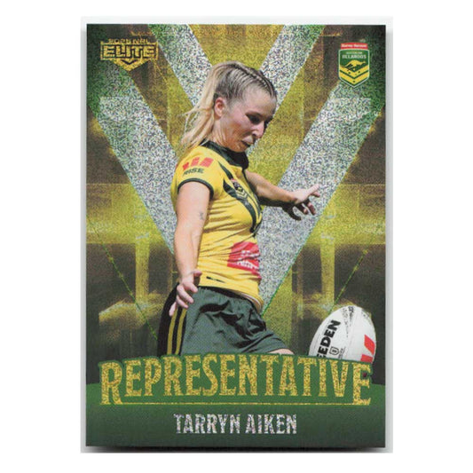 Tarryn Aiken Representative Jillaroos REP01/48 2025 NRL Elite Trading Card