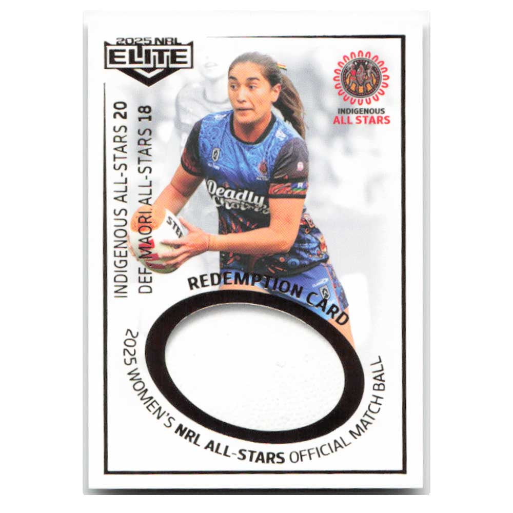 2025 NRL All Stars Patch Redemption Card MBP01/01 #65/71 2025 NRL Elite Trading Card