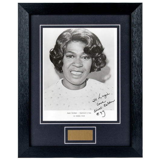 Aunt Esther Personally Signed Personalised Portrait 8 x 10 Photograph Framed