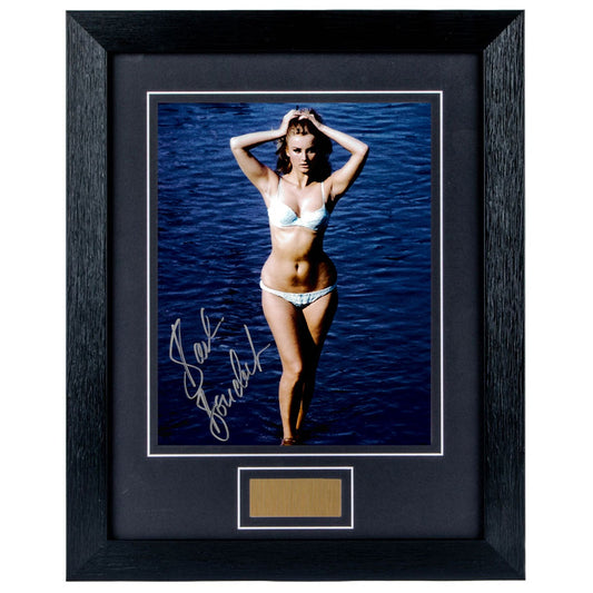 Barbara Bouchet Signed 007 8x10 Photo Framed