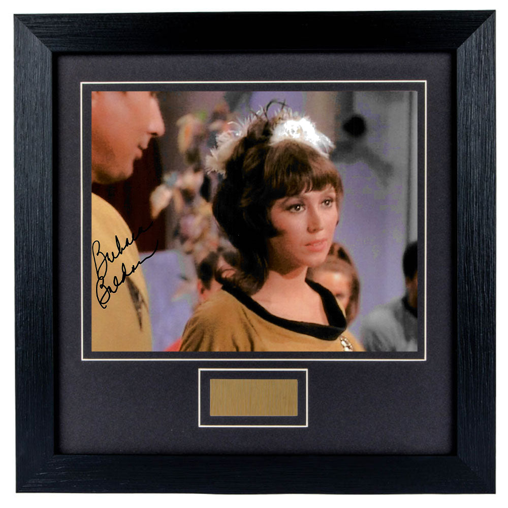 Barbara Baldavin Star Trek Signed Framed Photo