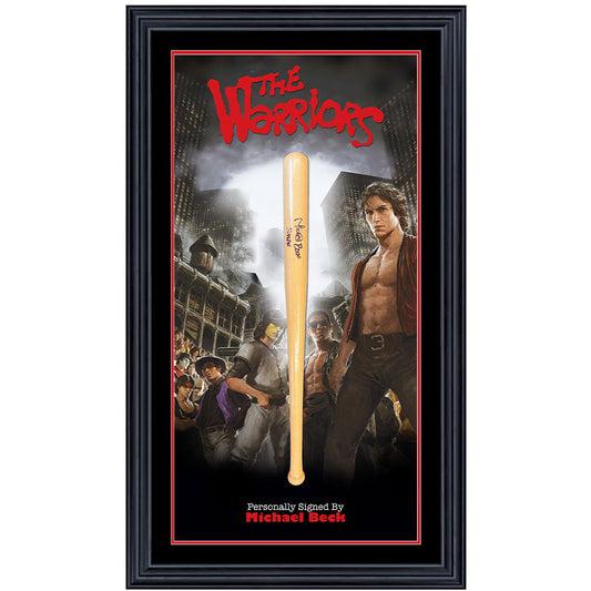 The Warriors Michael Beck Signed Baseball Bat Framed