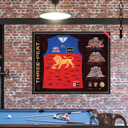 Brisbane Lions 2026 Premiers Team Signed Guernsey