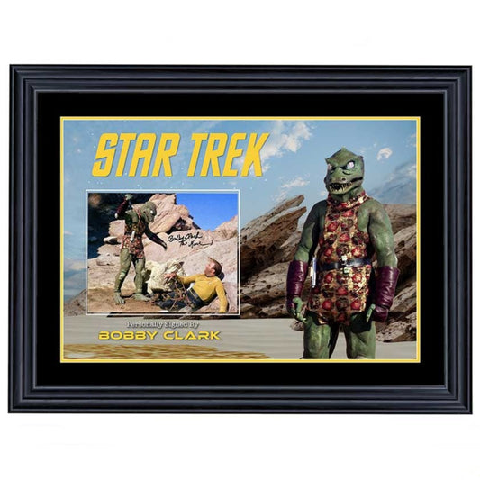 Star Trek Gorn Bobby Clark Signed 8x10 Photo 1 Framed