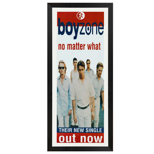 Boyzone - No Matter What Vintage Daybill Poster Framed