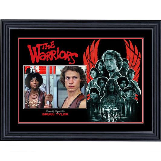 The Warriors Brian Tyler Signed 8x12 Photo 2 Framed