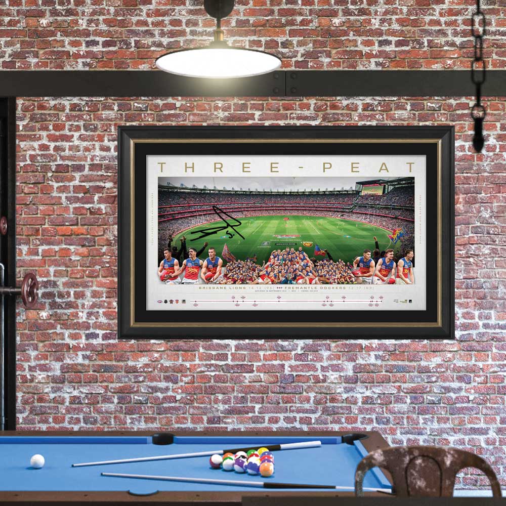 Josh Dunkley 2026 Premiers Signed Panoramic