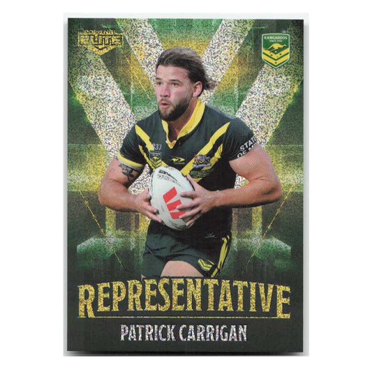 Patrick Carrigan Representative Kangaroos REP09/48 2025 NRL Elite Trading Card