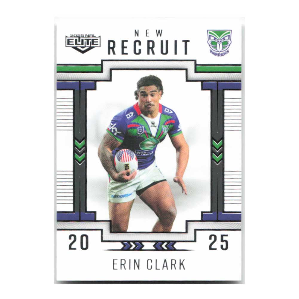 Erin Clark New Recruit Warriors NR31/35 2025 NRL Elite Trading Card