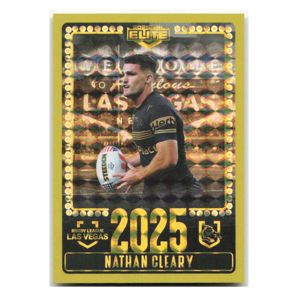 Nathan Cleary 2025 Las Vegas Panthers V14/30 2025 NRL Elite Trading Card