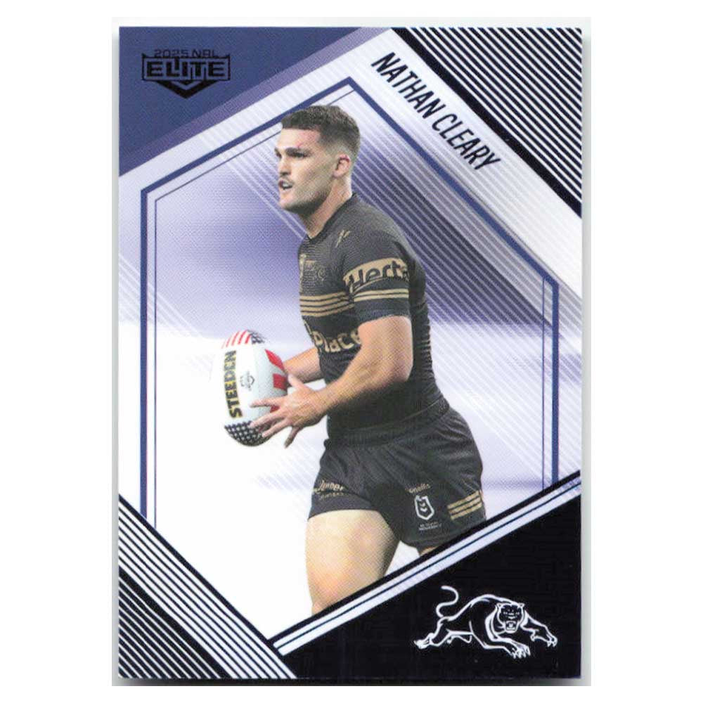Nathan Cleary Mojo Sapphire Panthers MS 102 #01/27 2025 NRL Elite Trading Card