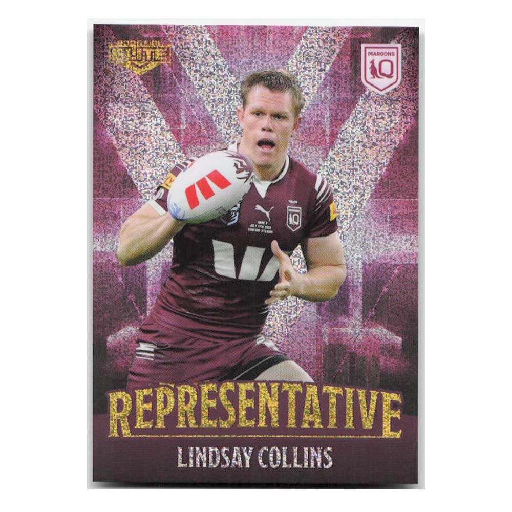 Lindsay Collins Representative Maroons REP26/48 2025 NRL Elite Trading Card