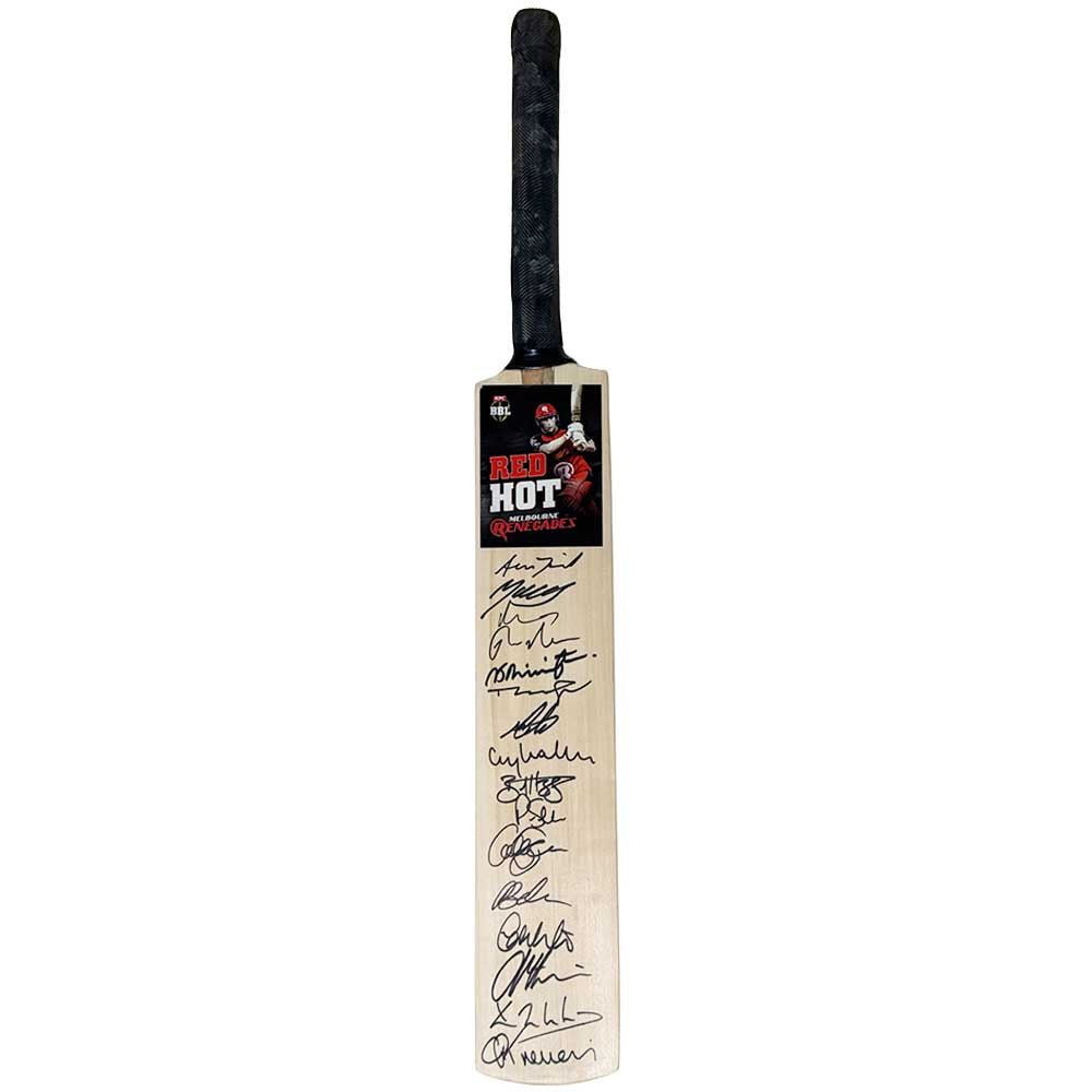 Cricket – Melbourne Renegades BBL 16/17 Signed Cricket Bat
