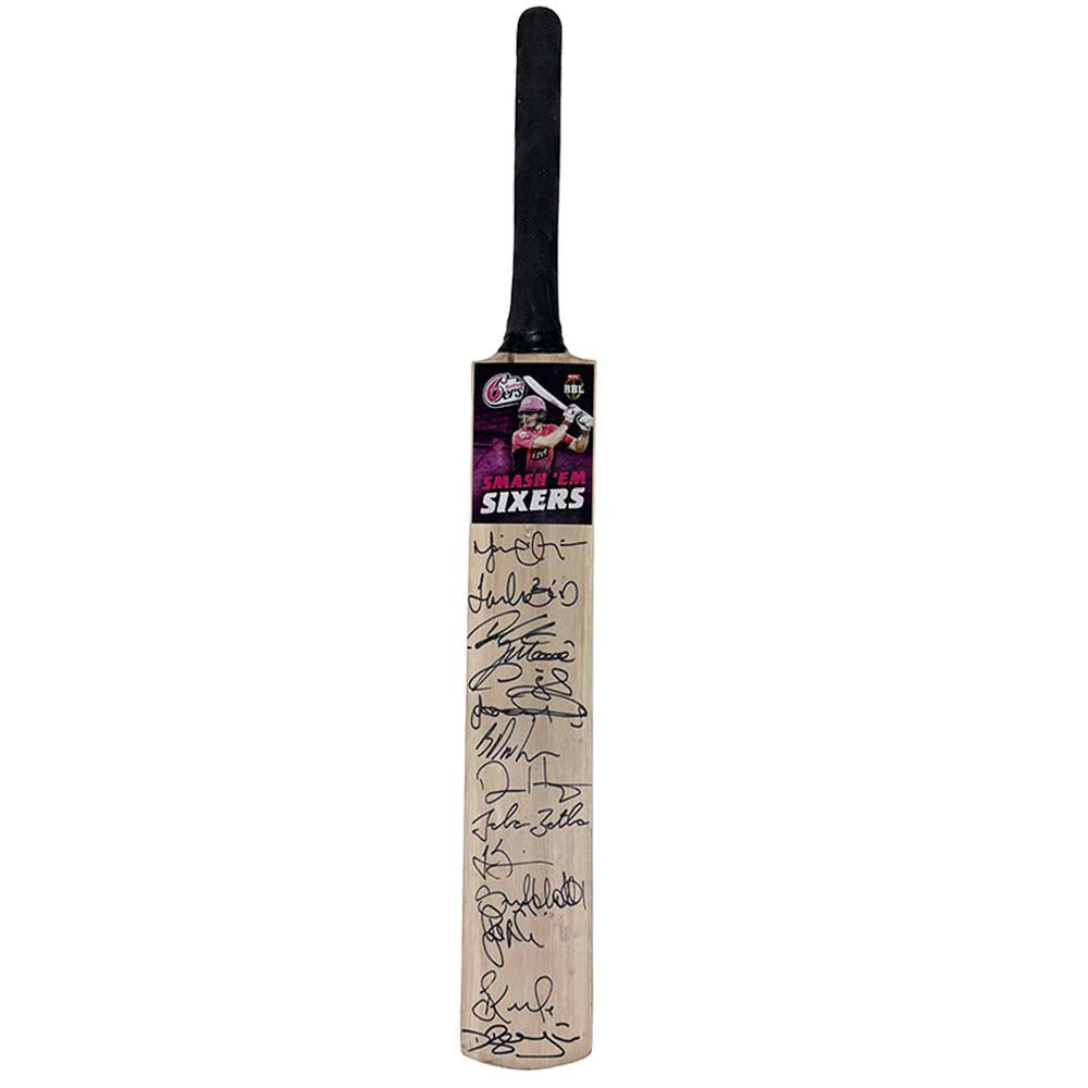 Cricket – Sydney Sixers BBL 16/17 Signed Cricket Bat