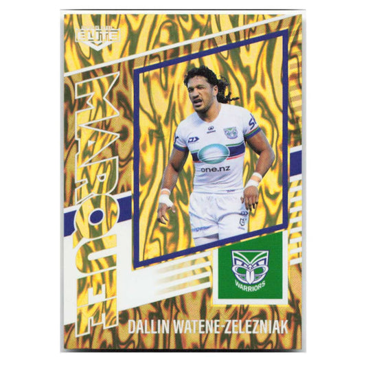 Dallin Watene-Zelezniak Marquee Gold Warriors MG41/44 #05/93 2025 NRL Elite Trading Card