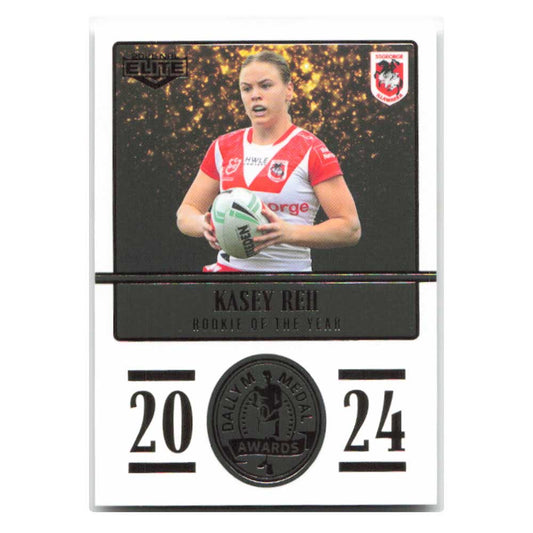 Kasey Reh 2024 Daly M Medal Dragons DM35/36 2025 NRL Elite Trading Card